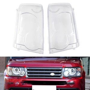 For Land Rover Range Rover Sport 2005-2009 Headlight Lens Cover Lens Shell Pair - Picture 1 of 10