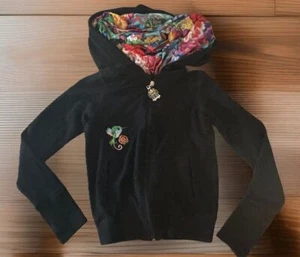 Ay Guey Mexico Pau Ca Color Girls Zip Hooded Sudadera Sweatshirt Youth Size 10 - Picture 1 of 16