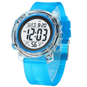 Fashion Womens Digital Sports Watches Date Waterproof Silicone Unisex Mens Watch - Picture 1 of 22