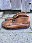 Russell Moccasin Brown Leather Moctoe Chukka Boots Size 8.5D Usa Shoes