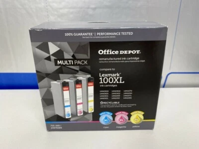 Lexmark 100xl Tri-color Multi-pack Ink Cartridges (Office Depot Brand)  - Image 1 of 4