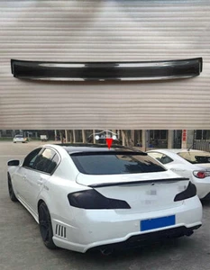 Real Carbon Rear Window Roof Spoiler For Infiniti G35 G25 G37 Q40 VIP JDM 07-15 - Bild 1 von 6