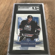 2006-07 Fleer Hot Prospects Alexander Ovechkin #98 2nd Year SGC 9.5 Mint +