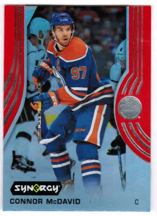 19/20 2019 UD SYNERGY HOCKEY BASE RED PARALLEL WITH CODES #1-31 U-Pick From List - Image 1 of 1