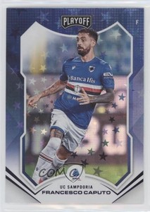 2021-22 Panini Chronicles Base Serie A Playoff Purple Astro Francesco Caputo #76