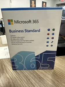 Microsoft 365 Business Standard 12-Month 1 Person Premium Apps KLQ-00659 - Picture 1 of 1