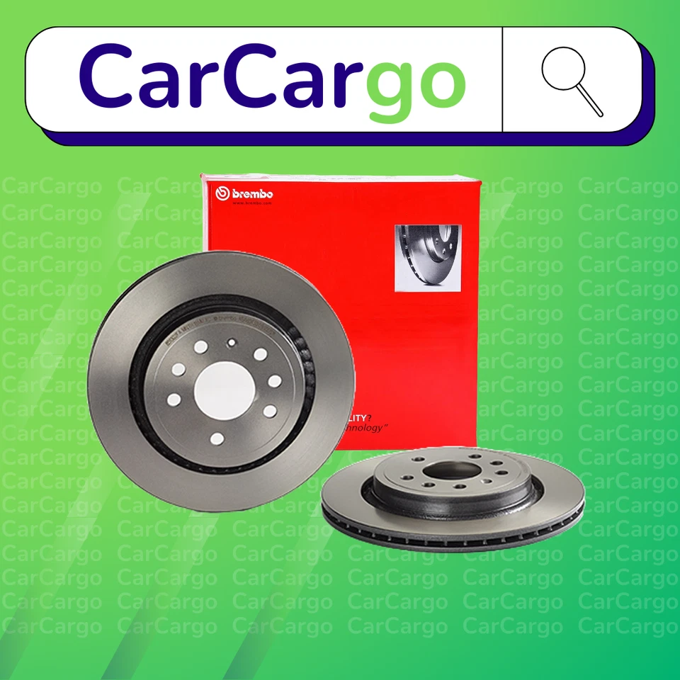 Par de discos de freno traseros ventilados Brembo para Saab 9-3X 1.9 TTiD AWD 2009-2012 292 mm Foto 1 de 4