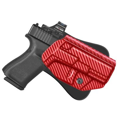 Amberide OWB KYDEX Holster Fit: Glock 19/19X/44/45 Gen3-5 & Glock 23/32 Gen3-4 - Image 1 of 4
