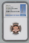 2022 S 1C Lincoln Cent First Day of Issue NGC PF70 RD U.C. ( FIST LABEL 1ST)