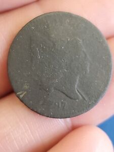 1797 Liberty Cap Half Cent  - Plain Edge - US 1/2c Copper Penny 