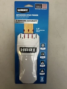 HART ADVANCED STUD FINDER 5-SENSORS new 1.5" DETECTION DEPTH Finds Wood & Metal - Picture 1 of 2