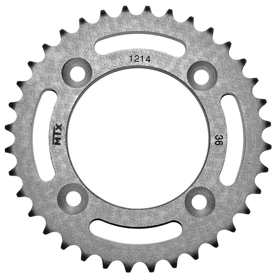 Honda CRF70F rear sprocket (2004-2012) 36t, 420 pitch 1214-36 C45 hardened steel - Image 1 of 1