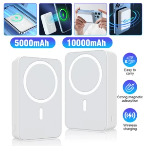 Cargador Portatil De Inalambrico Magnetico 10000mAh 15W Para iPhone 16/15/14 13 - Picture 1 of 12