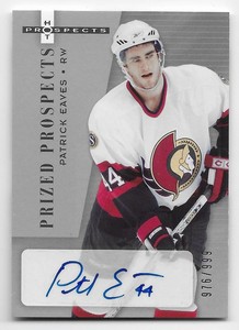 05/06 HOT PROSPECTS PRIZED AUTOGRAPH RC Hockey /999 (#187-216) U-Pick From List