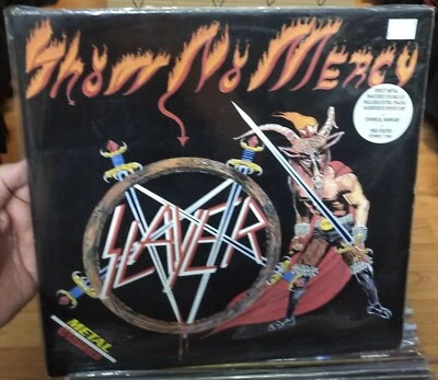 SLAYER - Show No Mercy, GATEFOLD 2 x Vinyl, Reissue LP 1988 (Metal Blade) - Image 1 of 3
