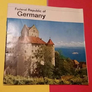 VINTAGE 1950-60's "GUIDE to FEDERAL REPLUBLIC of GERMANY" w MAP and PHOTOS - Picture 1 of 1