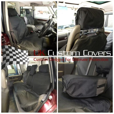 Fits Land Rover Discovery 2 Td5 Front & Rear Seat Covers -2001 Black 148 149 - Изображение 1 из 4