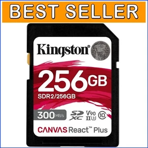 Durable 256GB SD Card with UHS-II 300MB/s for Rapid Photo and Video Shooting - Zdjęcie 1 z 4