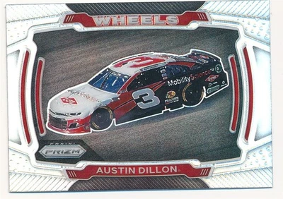 AUSTIN DILLON 2021 PANINI PRIZM WHEELS SILVER #70 NASCAR MINT - Image 1 of 2