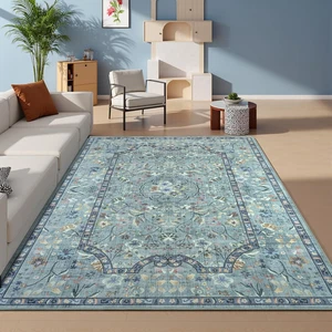 4X6 Area Rug for Bedroom, Washable Rugs for Living Room, Laundry, Kitchen, Vinta - Picture 1 of 9