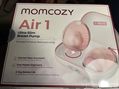 Momcozy Air 1 Ultra-Slim Double Breast Pump New Sealed Box Free Shipping - Image 1 of 3
