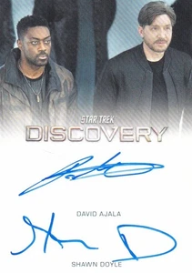 Star Trek Discovery Season 5 David Ajala & Shawn Doyle Dual Autograph - Picture 1 of 2