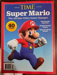 Time Magazine-Super Mario 40yr. Special Edition-All-Star Video Game Changer-New! - Picture 1 of 6