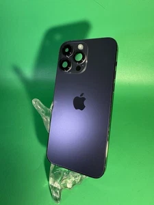 💥OEM Genuine Apple iPhone 14 Pro Max rear back glass Housing chassis purple💥 - Photo 1 sur 2