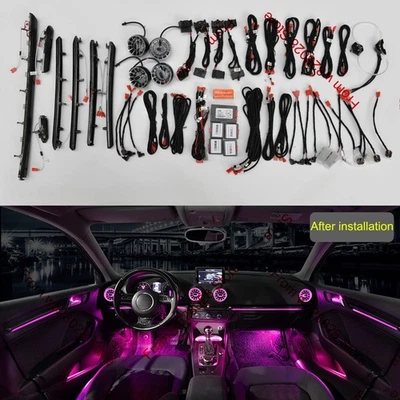 Colors Air Vent LED Ambient Light Atmosphere Lamp For Audi A3 S3 2013-2018 - Изображение 1 из 4