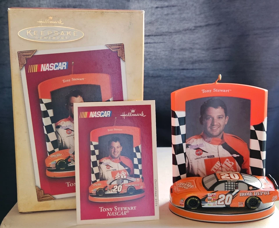 Hallmark Keepsake Ornament 2004 Nascar Tony Stewart 20 - Image 1 of 1