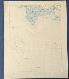 Maurice River Cove Cumberland County New Jersey Delaware Bay 1891 USGS Topo Map - Picture 1 of 6