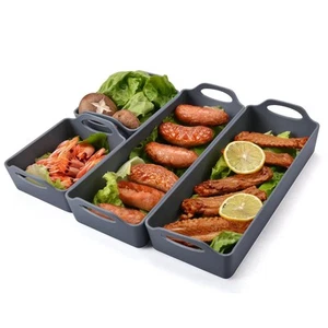 Large Nonstick Bakeware Set Cake Silicone Sheet Pan, Premium Baking Pan Divid... - Picture 1 of 7