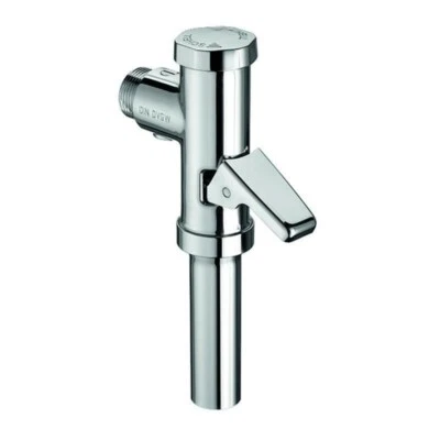 Schell WC Druckspüler Schellomat Spülarmatur Hebel 3/4" Chrom DN-20 G 3/4 AG