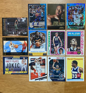 Denver Nuggets Greats 13 cards Jokic, Murray, D Thompson, Issel, Iverson, Faried