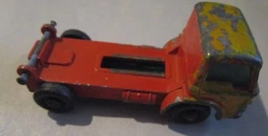 Vintage Matchbox Lesney Die Cast Metal Yellow Orange REFUSE TRUCK #7 - Picture 1 of 4