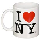I Love NY Mug - White Ceramic 11 ounce I Love NY Mugs from the New York City