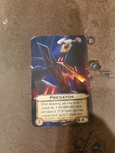 Star Wars Miniatures X-Wing Upgrade Card PREDATOR ALT ART PROMO Elite Talent - Picture 1 of 1