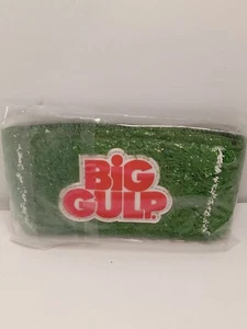 7 Eleven Big Gulp Cup Beverage Holder Promotional Koozie Football Turf NEW - Picture 1 of 2