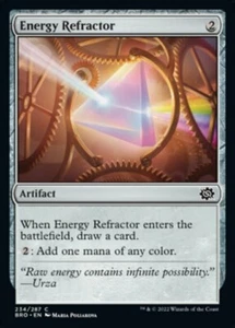 Refractor de energía x4 4x LÁMINA Guerra de los hermanos casi nuevo Magic The Gathering - Imagen 1 de 1
