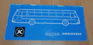 Autobús de rango Setra 1962 Kassbohrer folleto folleto folleto Continental Trailways - Imagen 1 de 12