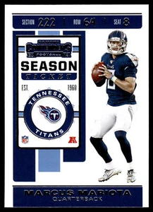 Marcus Mariota 2019 Panini Contenders #27 Tennessee Titans - Picture 1 of 2