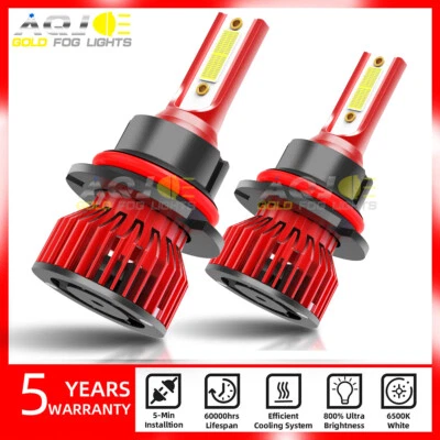 For Lincoln Town Car 1995-2002 6000K 9007 LED Headlights Bulbs High-Low Beam Kit - Image 1 of 4