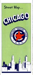 1966 AAA Chicago Road Map: Chicago NOS - Picture 1 of 1