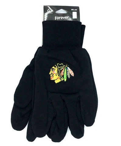 CHICAGO BLACKHAWKS SPORT UTILITY JERSEY WORK GARDEN GLOVES FREE SHIPPING Cover
