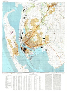 Mapas topográficos militares soviéticos rusos - CARREW IN FURNESS (REINO REINO UNIDO) 1:10K, REIMPRESO - Imagen 1 de 4