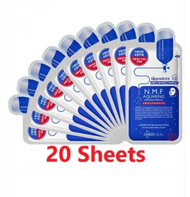 Mediheal N.M.F Aquaring Ampoule Mask Ex. Moisturizing Face 2BOX 20pcs - Image 1 of 4