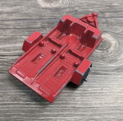 Vintage Tootsie Toy Trailer Original Red Trailer Nice Condition 1969 1/55 Scale - Image 1 of 4