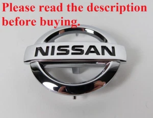 Nissan Steering Wheel Emblem 2" Chrome Badge Altima Sentra Frontier Genuine OEM - Picture 1 of 4