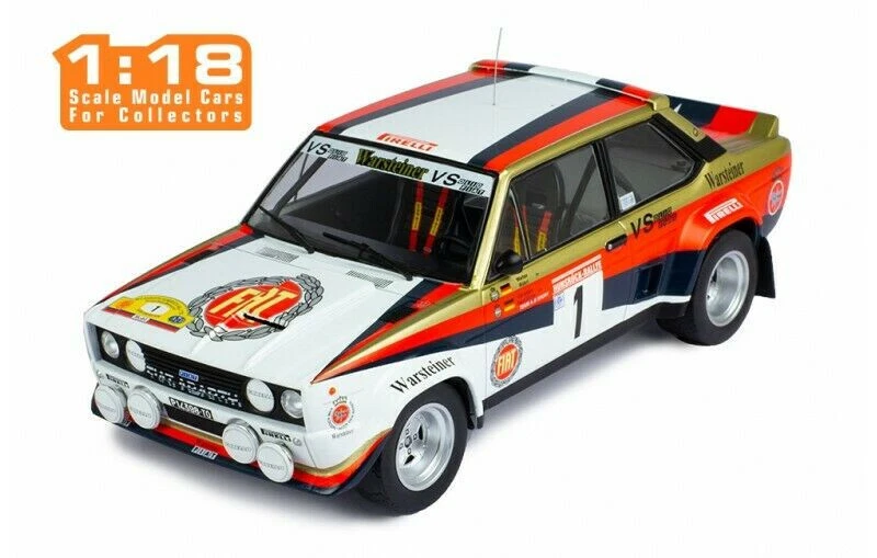 FIAT 131 ABARTH N.1 RALLY HUNSRUCK 1980 ROHRL/GEISTDORFER 1 18 Ixo Model Auto Ra