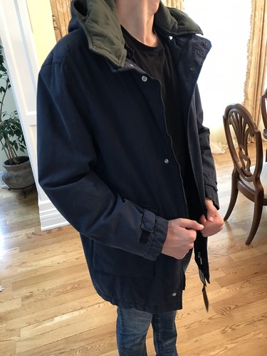 VALENTINO JEANS giacca vintage verde navy XXL(XL) 54 euro NUOVA con etichette €1000